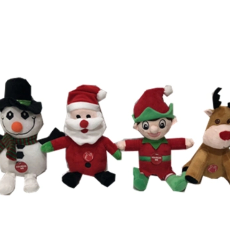 2024 New Singing Christmas Santa & Reindeer & Snowman & Elf Toy