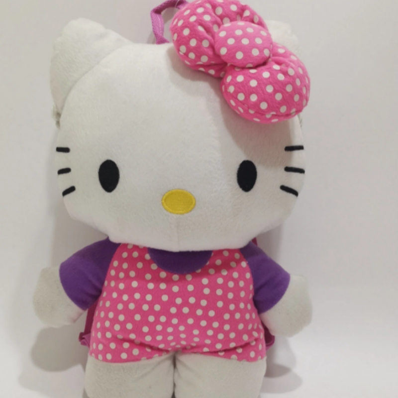 Mochila vendedora caliente del juguete del regalo de Hello Kitty de la felpa para los niños