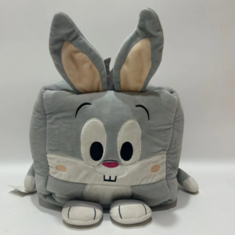 Square rabbit plush toy