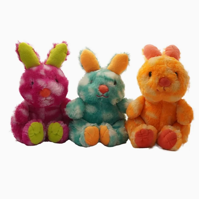 Juguetes de peluche Conejo Sonrisa Manchado Plushie Juguetes para niños