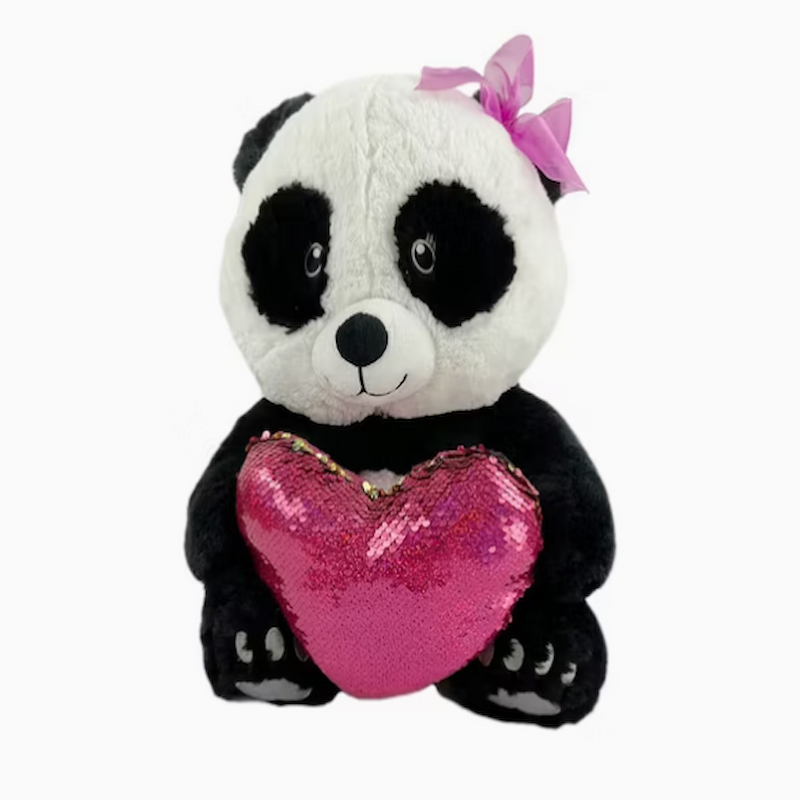 Juguete de peluche de Bear Bear de Valentine con en forma de corazón